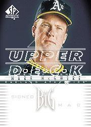 2002 SP Authentic Signed Big Mac #MM1 Mark McGwire/1