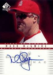 2002 SP Authentic Signed Big Mac #MM4 Mark McGwire/4