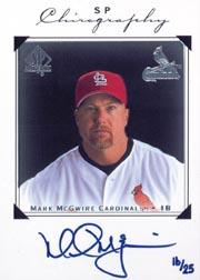 2002 SP Authentic Big Mac Missing Link #MMC Mark McGwire 98