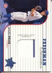 2002 Leaf Rookies and Stars Freshman Orientation #9 Mark Prior Jsy