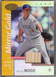2002 Leaf Certified Mirror Gold #124 Kerry Wood Bat