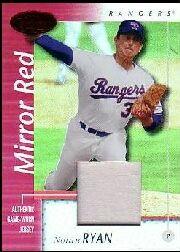 2002 Leaf Certified Mirror Red #38 Nolan Ryan Jsy