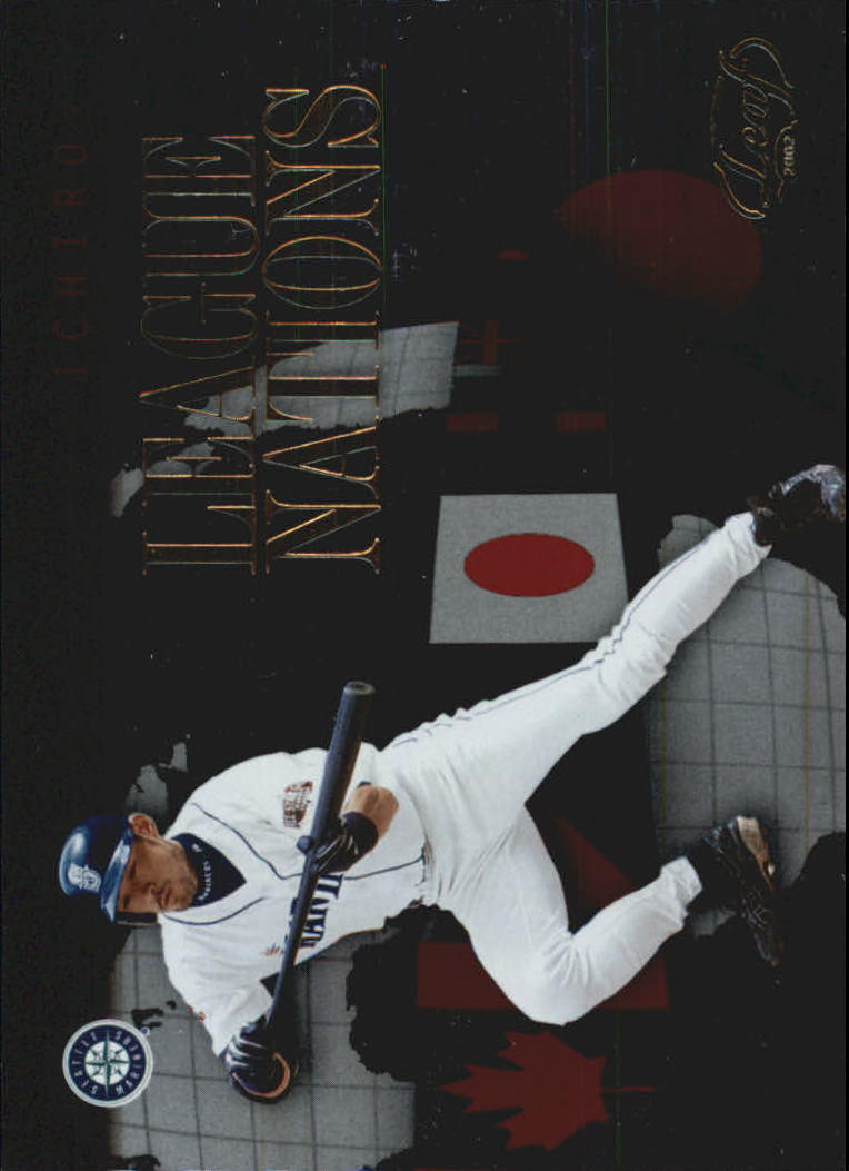 2002 Leaf League of Nations #1 Ichiro Suzuki