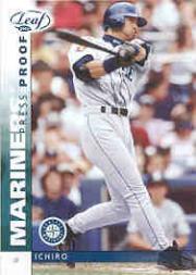 2002 Leaf Press Proofs Platinum #142 Ichiro Suzuki
