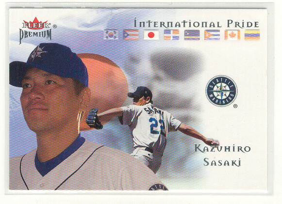 2002 Fleer Premium International Pride #7 Kazuhiro Sasaki