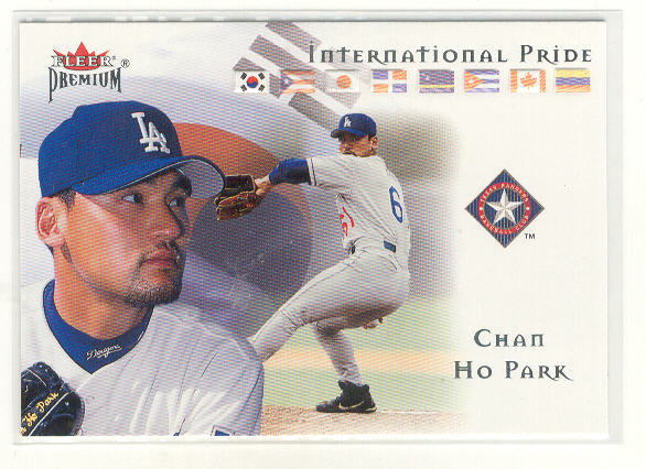2002 Fleer Premium International Pride #15 Chan Ho Park
