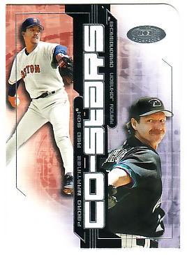 2002 Hot Prospects Co-Stars #5 P.Martinez/R.Johnson