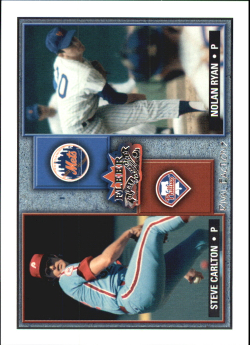 2002 Fleer Fall Classics Rival Factions #4 S.Carlton/N.Ryan