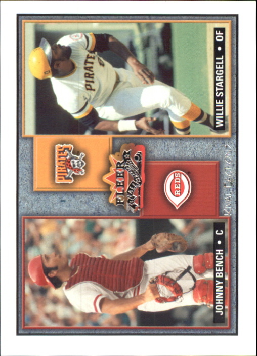 2002 Fleer Fall Classics Rival Factions #10 J.Bench/W.Stargell