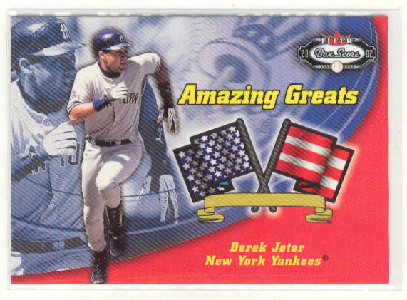 2002 Fleer Box Score Amazing Greats #1 Derek Jeter