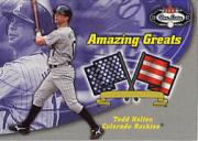 2002 Fleer Box Score Amazing Greats #5 Todd Helton