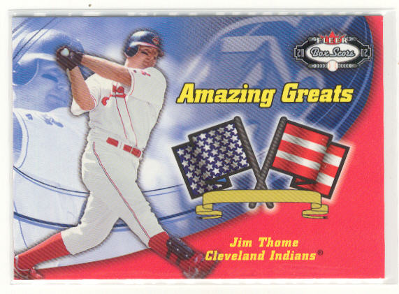 2002 Fleer Box Score Amazing Greats #7 Jim Thome