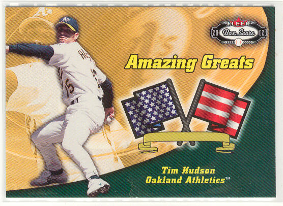 2002 Fleer Box Score Amazing Greats #12 Tim Hudson