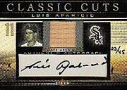 2002 Fleer Classic Cuts Game Used Autographs #LAB Luis Aparicio Bat/45