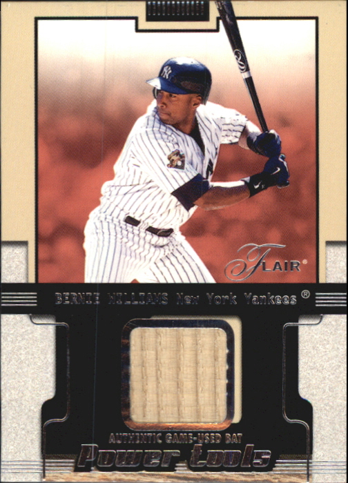 2002 Flair Power Tools Bats #28 Bernie Williams