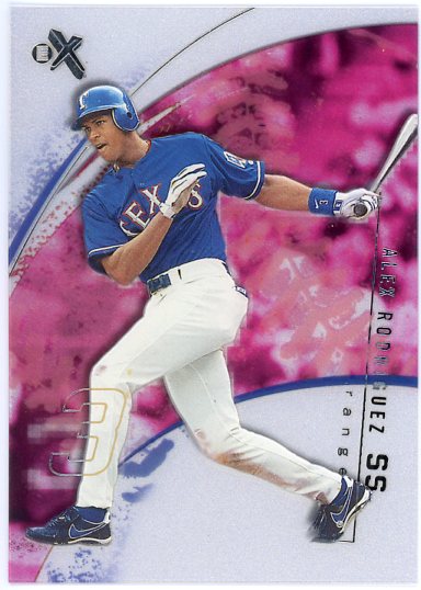 2002 E-X #1 Alex Rodriguez