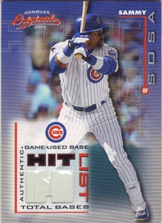 2002 Donruss Originals Hit List Total Bases #10 Sammy Sosa Base/425