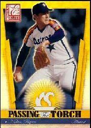 2002 Donruss Elite Passing the Torch #11 Nolan Ryan