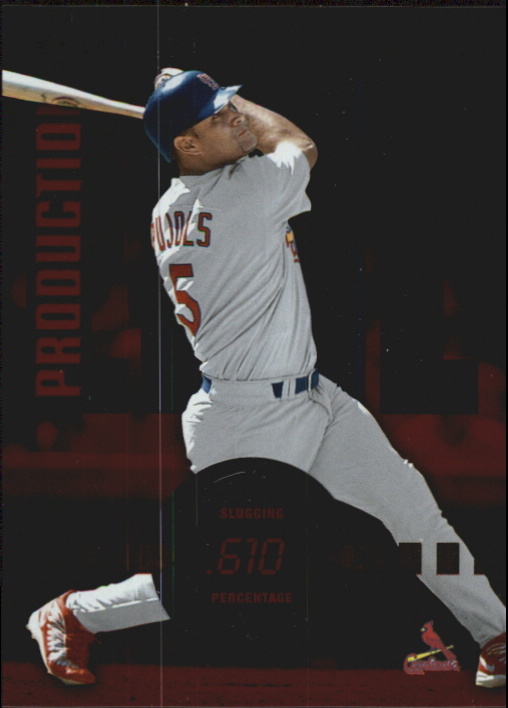 2002 Donruss Production Line #31 Albert Pujols SLG/510