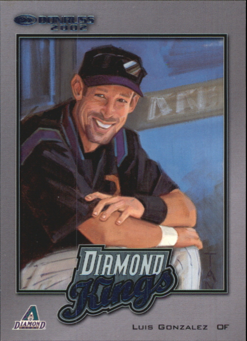 2002 Donruss Diamond Kings Inserts #9 Luis Gonzalez