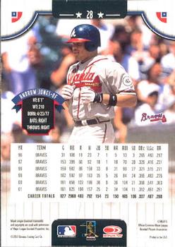 2002 Donruss #28 Andruw Jones back image