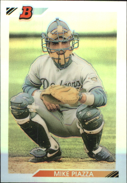 2002 Bowman Chrome Reprints Refractors #BCRMP Mike Piazza 92