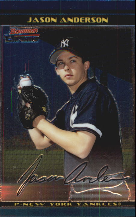 2002 Bowman Chrome Draft #4 Jason Anderson RC