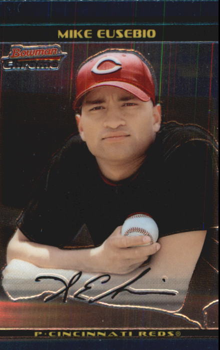 2002 Bowman Chrome Draft #5 Mike Eusebio RC