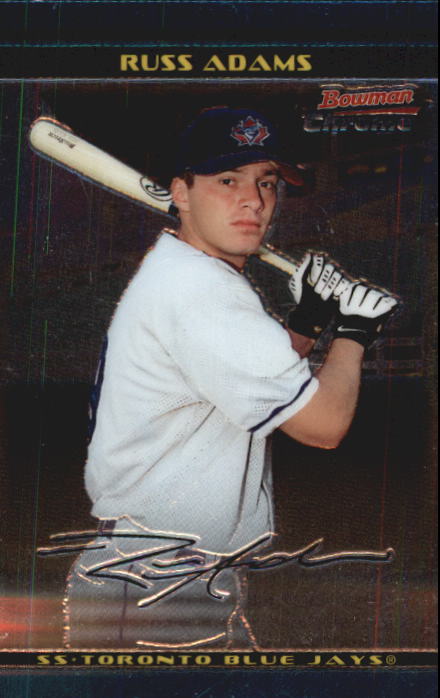 2002 Bowman Chrome Draft #14 Russ Adams RC
