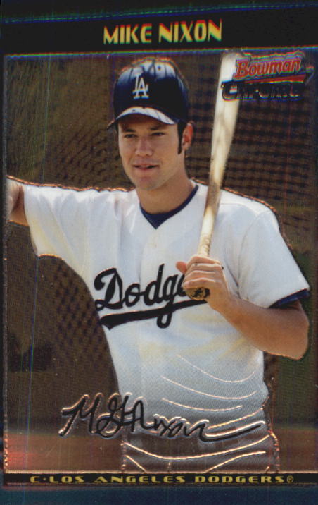 2002 Bowman Chrome Draft #15 Mike Nixon RC