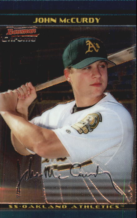 2002 Bowman Chrome Draft #26 John McCurdy RC