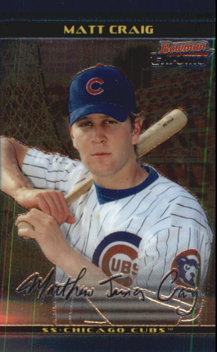 2002 Bowman Chrome Draft #29 Matt Craig RC