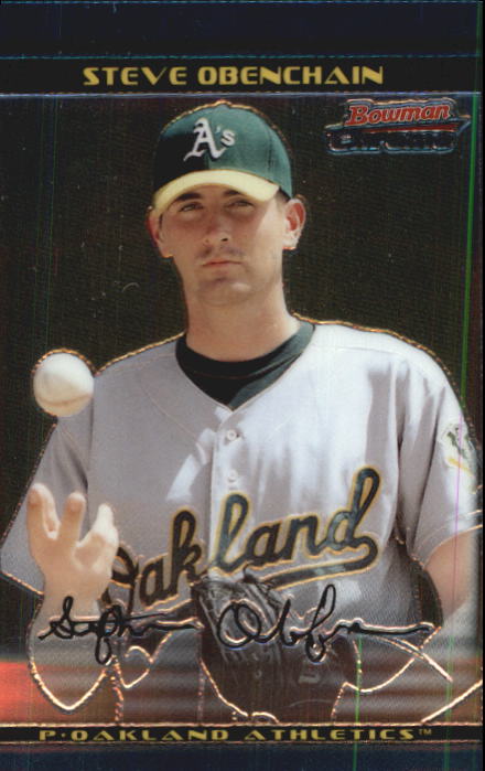 2002 Bowman Chrome Draft #37 Steve Obenchain RC