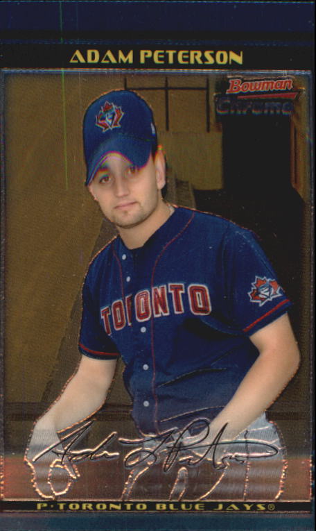2002 Bowman Chrome Draft #46 Adam Peterson RC