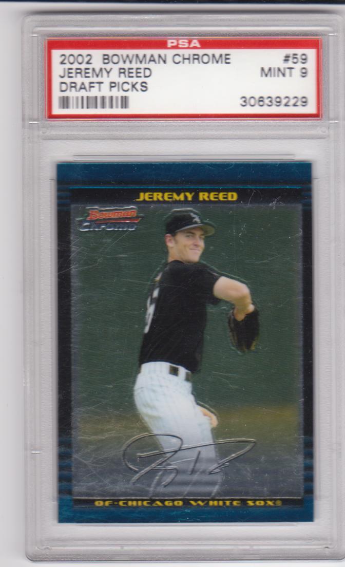 2002 Bowman Chrome Draft #59 Jeremy Reed RC