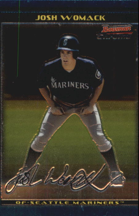 2002 Bowman Chrome Draft #69 Josh Womack RC