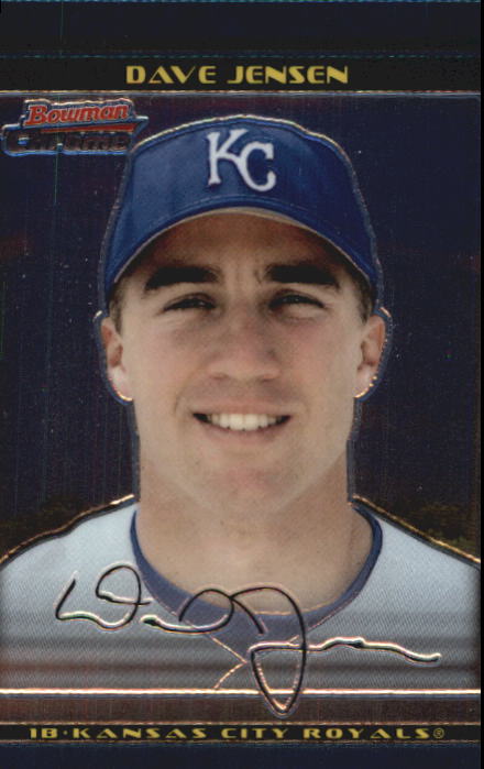 2002 Bowman Chrome Draft #70 Dave Jensen RC