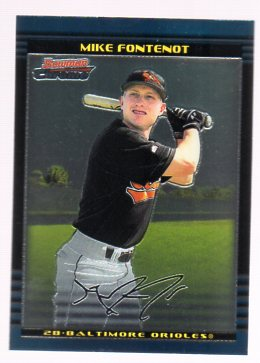 2002 Bowman Chrome Draft #103 Mike Fontenot RC