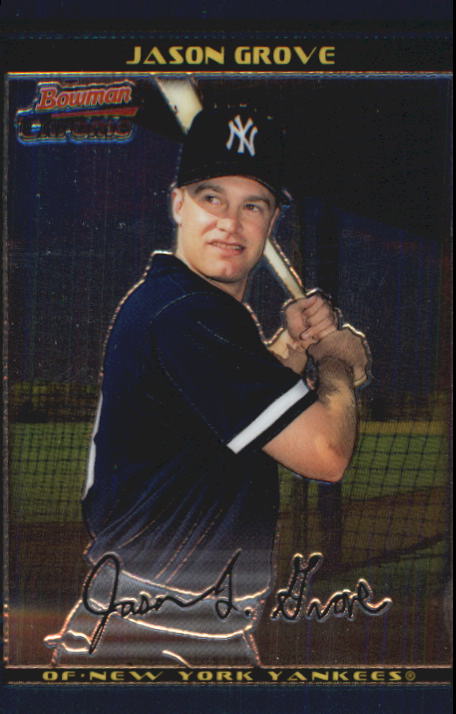 2002 Bowman Chrome Draft #110 Jason Grove RC