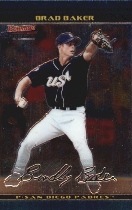 2002 Bowman Chrome Draft #126 Brad Baker