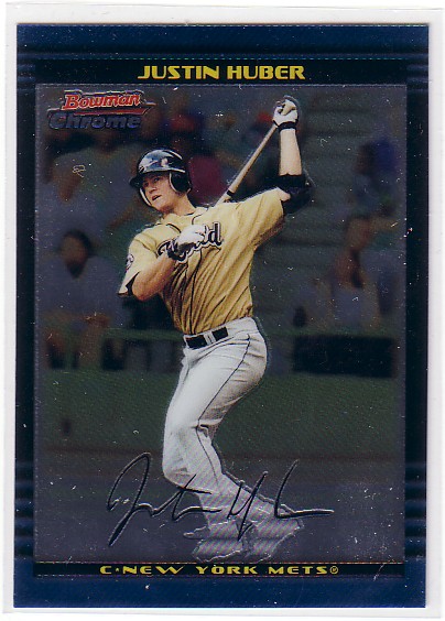 2002 Bowman Chrome Draft #152 Justin Huber RC