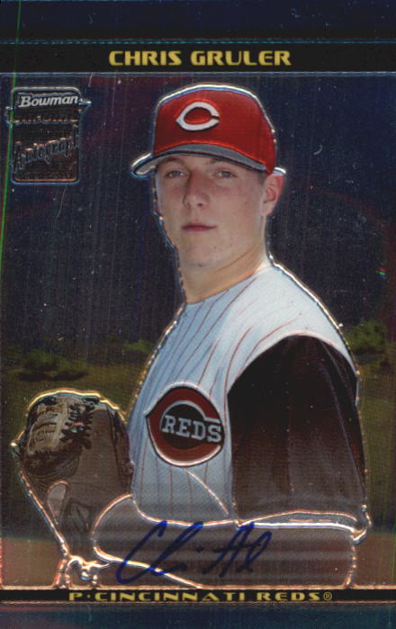 2002 Bowman Chrome Draft #167 Chris Gruler AU RC