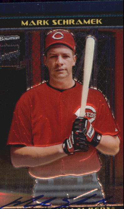 2002 Bowman Chrome Draft #175 Mark Schramek AU RC