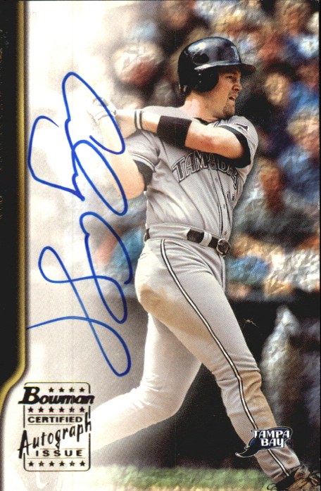 2002 Bowman Autographs #BAAH Aubrey Huff A