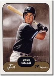 2002 Just Prospects #14 Adrian Gonzalez