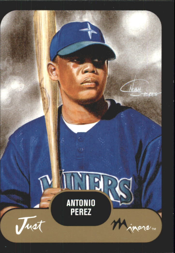 2002 Just Prospects Black #31 Antonio Perez