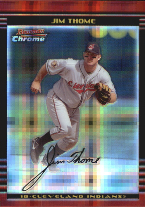 2002 Bowman Chrome X-Fractors #50 Jim Thome