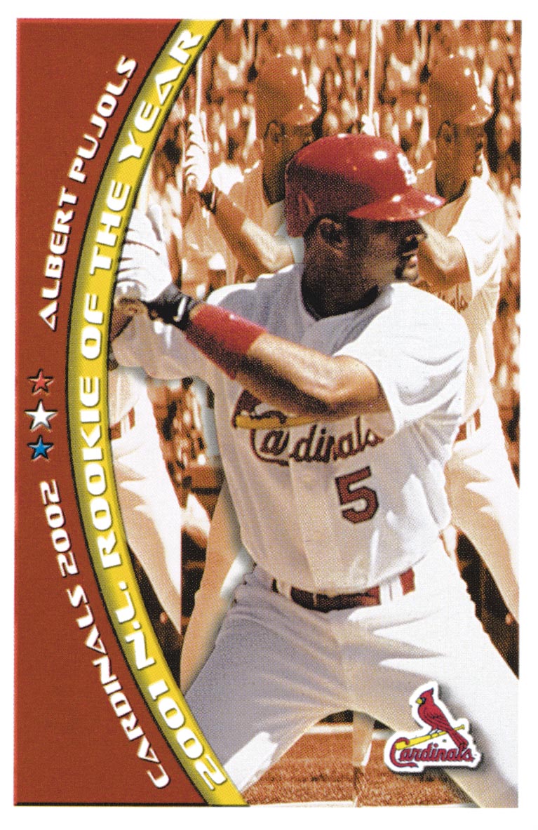 2002 Cardinals Safety #17 Albert Pujols