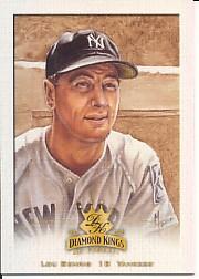2002 Diamond Kings Samples #143 Lou Gehrig