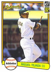 2002 Donruss Originals Samples #82 Miguel Tejada 82